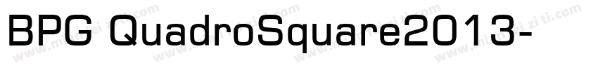 BPG QuadroSquare2013字体转换